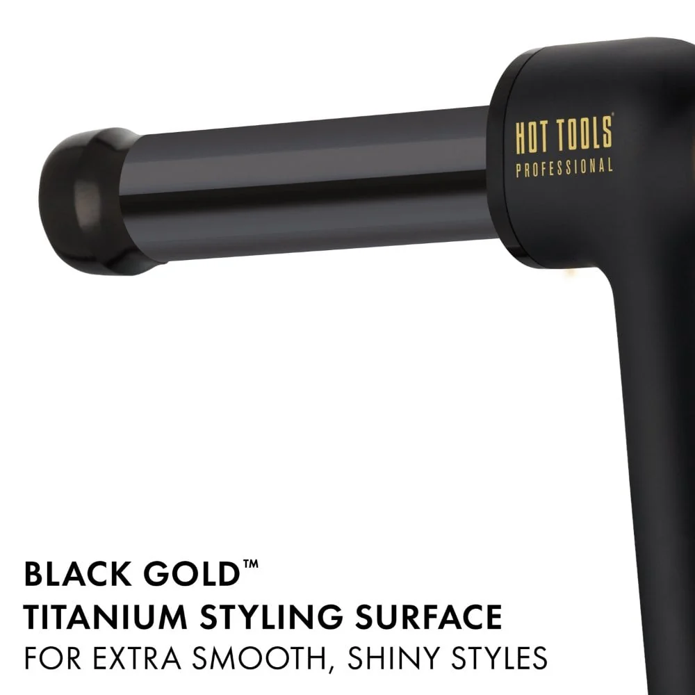 Hot Tools Black Gold 24k Curl Bar 32mm - Image 3