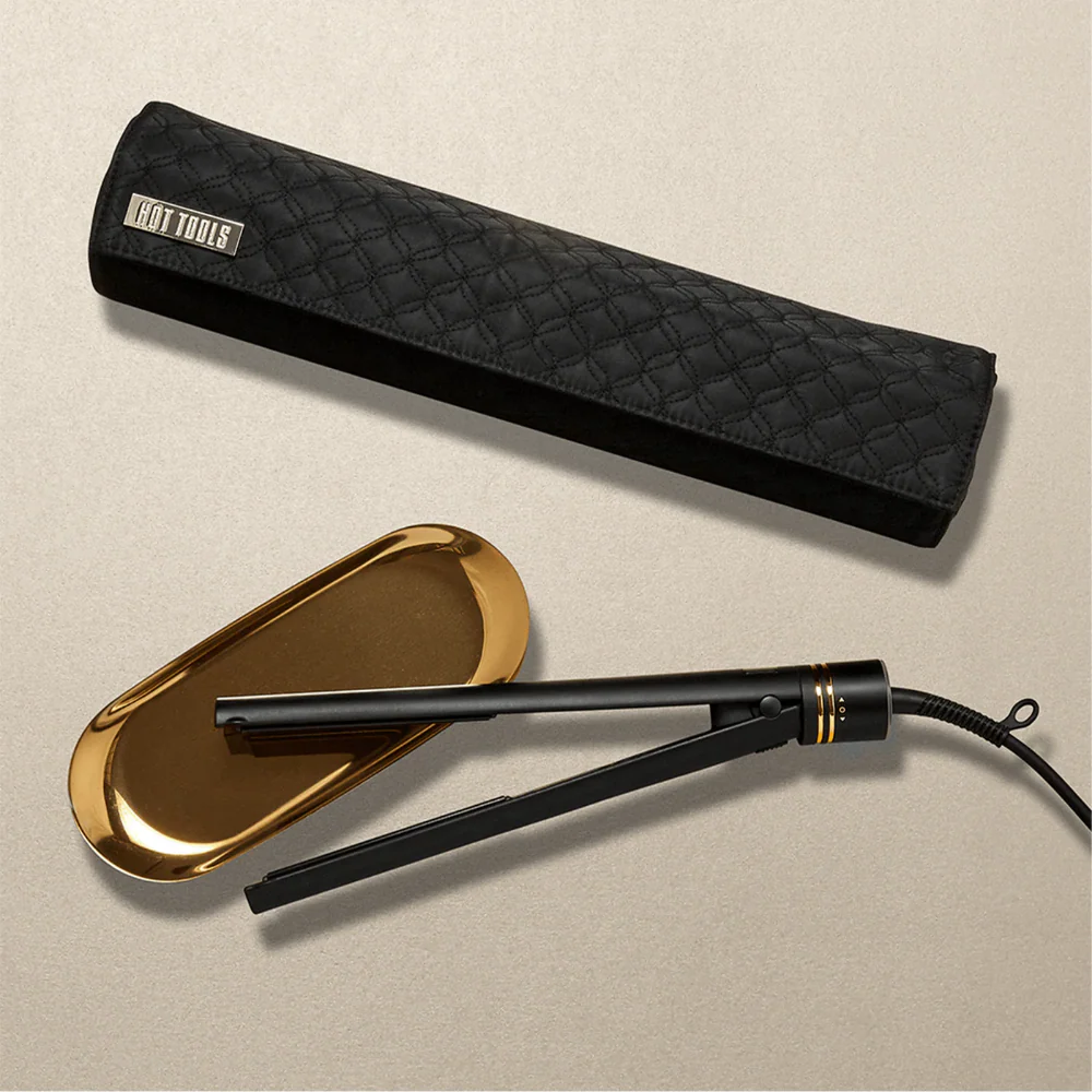 Hot Tools Evolve Black Gold Titanium Hair Straightener 25mm - Image 6
