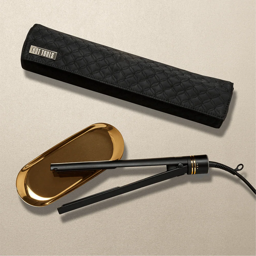 Hot Tools Evolve Black Gold Titanium Hair Straightener 32mm - Image 3
