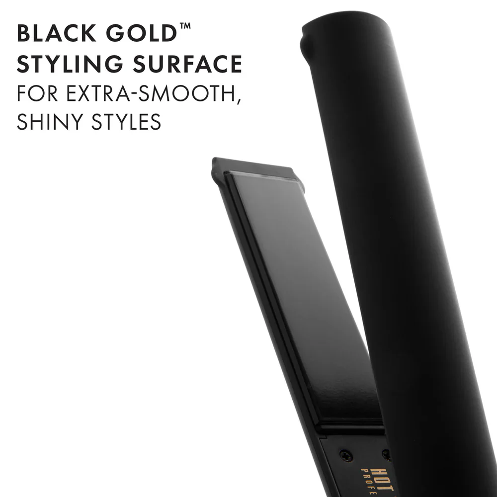 Hot Tools Evolve Black Gold Titanium Hair Straightener 32mm - Image 4