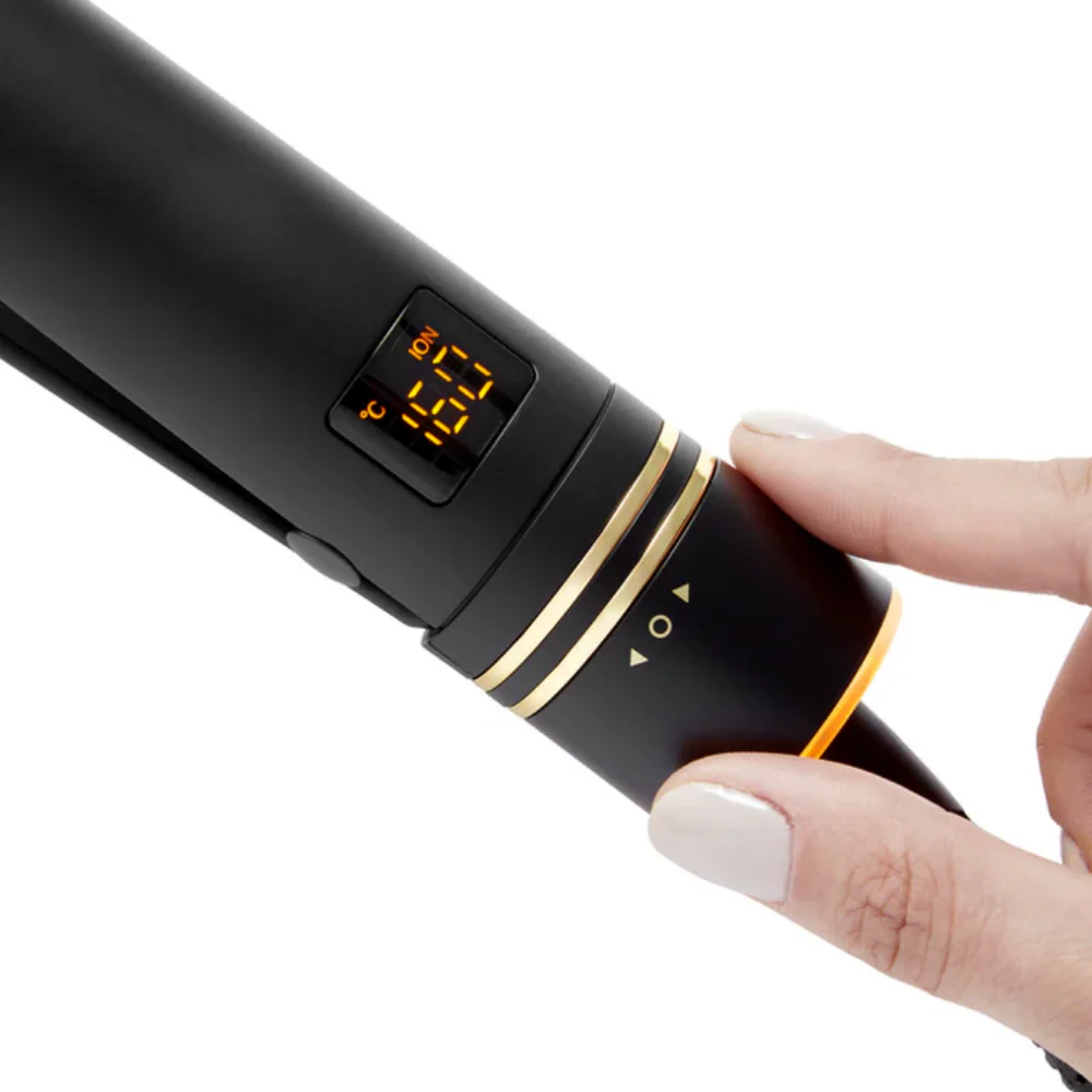 Hot Tools Evolve Black Gold Titanium Hair Straightener 32mm - Image 6