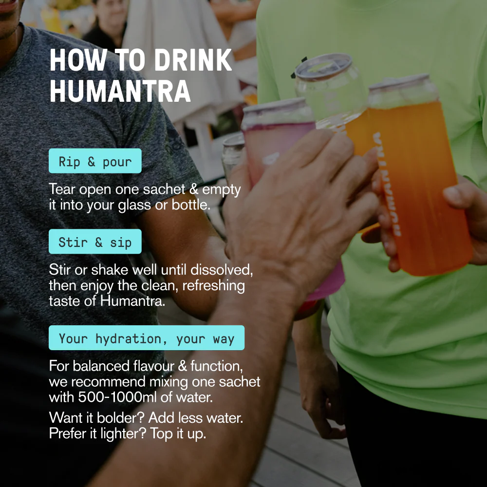 Humantra Apricot Electrolyte Powder Hydrating Supplement x20 - Image 4