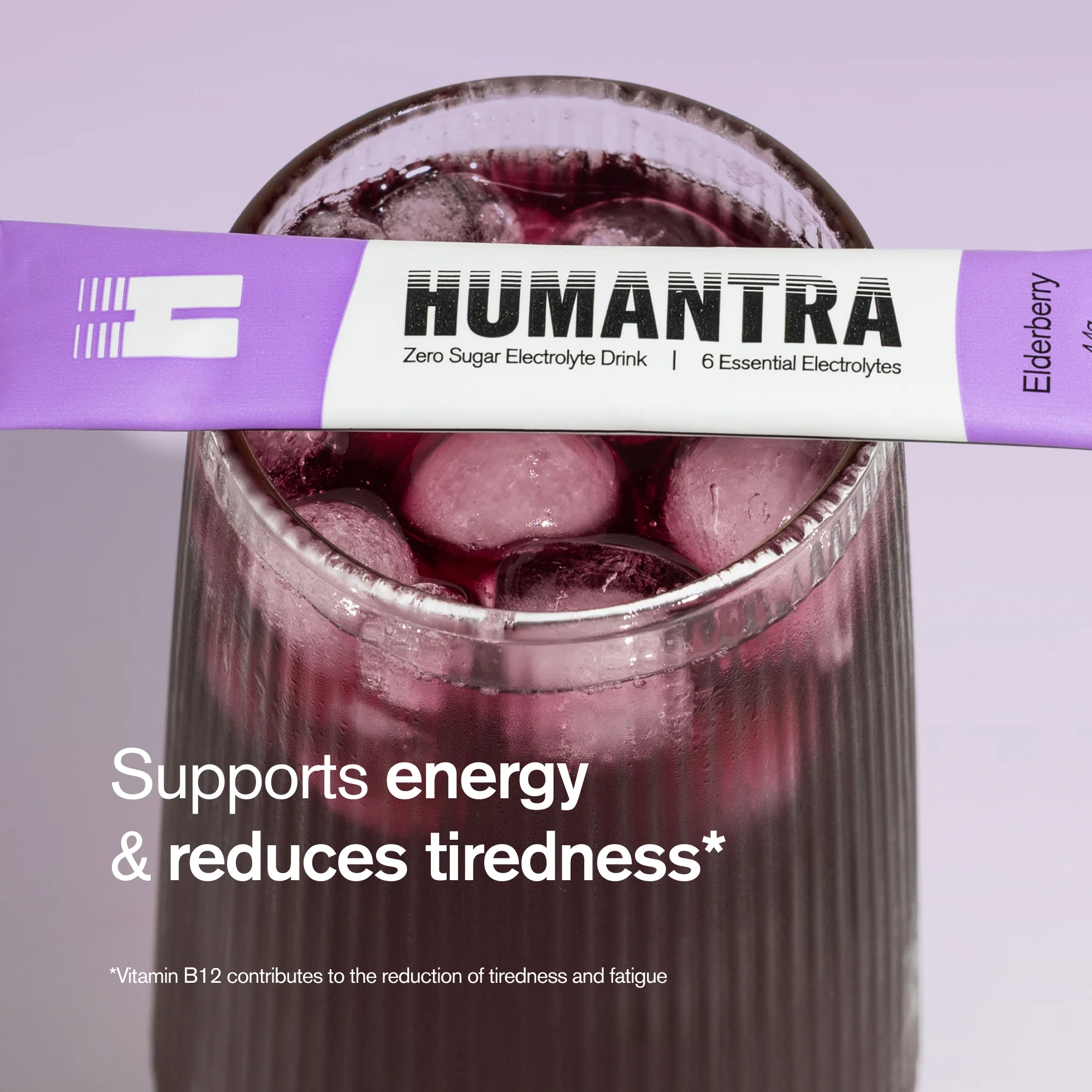 Humantra Elderberry Electrolyte Powder Hydrating Supplement x20 - Image 2