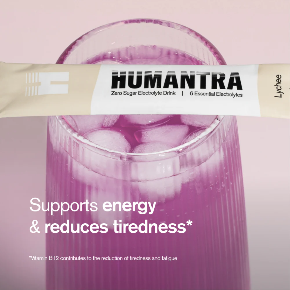 Humantra Lychee Electrolyte Powder Hydrating Supplement x20 - Image 2