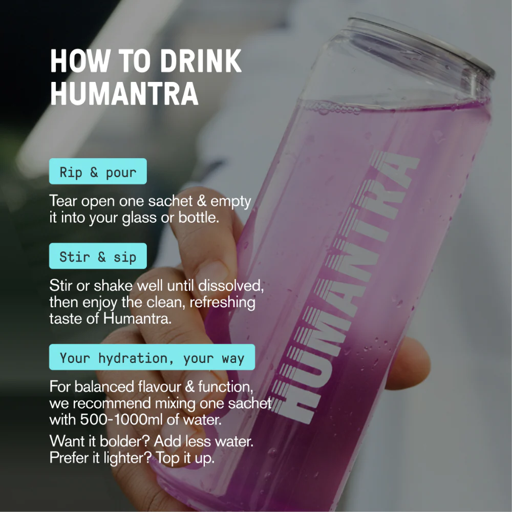 Humantra Lychee Electrolyte Powder Hydrating Supplement x20 - Image 4
