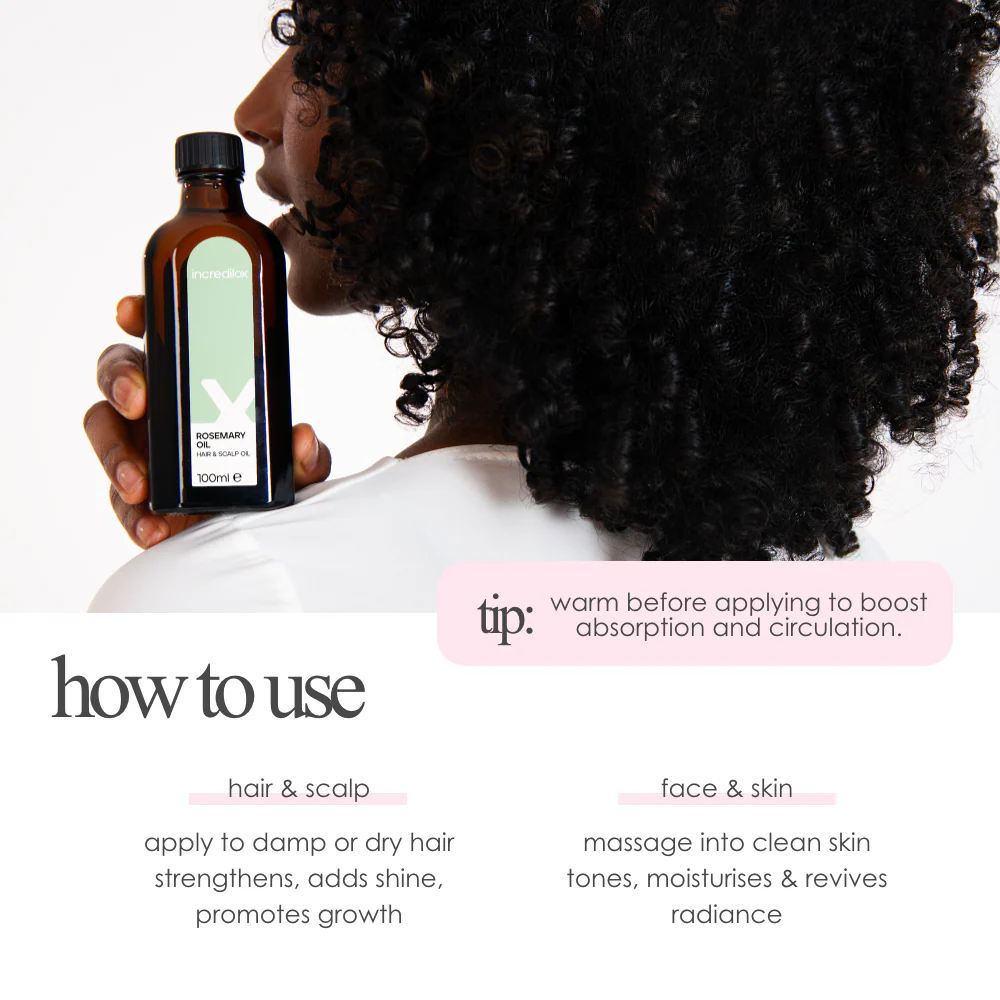 Incredilox Hair & Scalp Rosemary Oil 100ml - Image 4