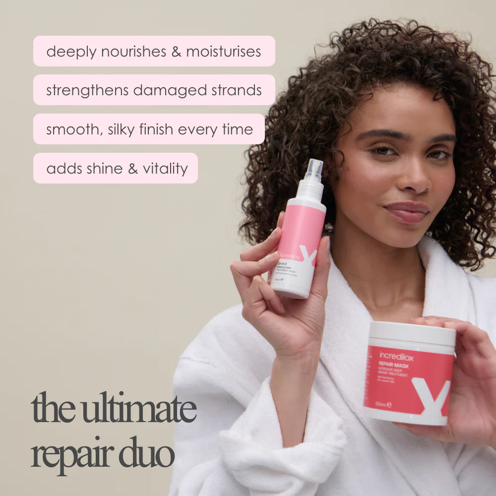 Incredilox Intensive Deep Repair Treatment Mask 500ml & 20-In-1 Treatment Spray 125ml Duo - Image 2
