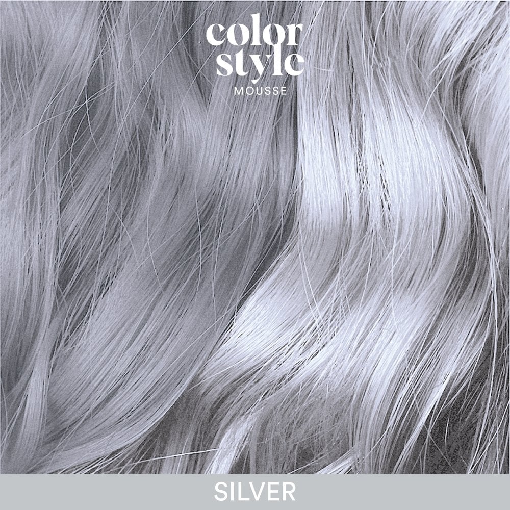Indola Colour Style Mousse Silver 200ml - Image 2