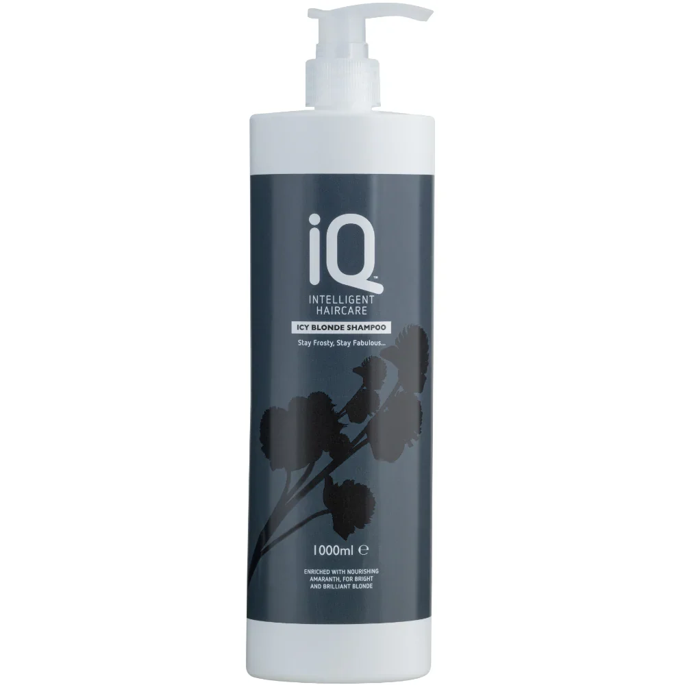 IQ Intelligent Haircare Icy Blonde Shampoo & Mask Twin 2 x 1000ml - Image 2