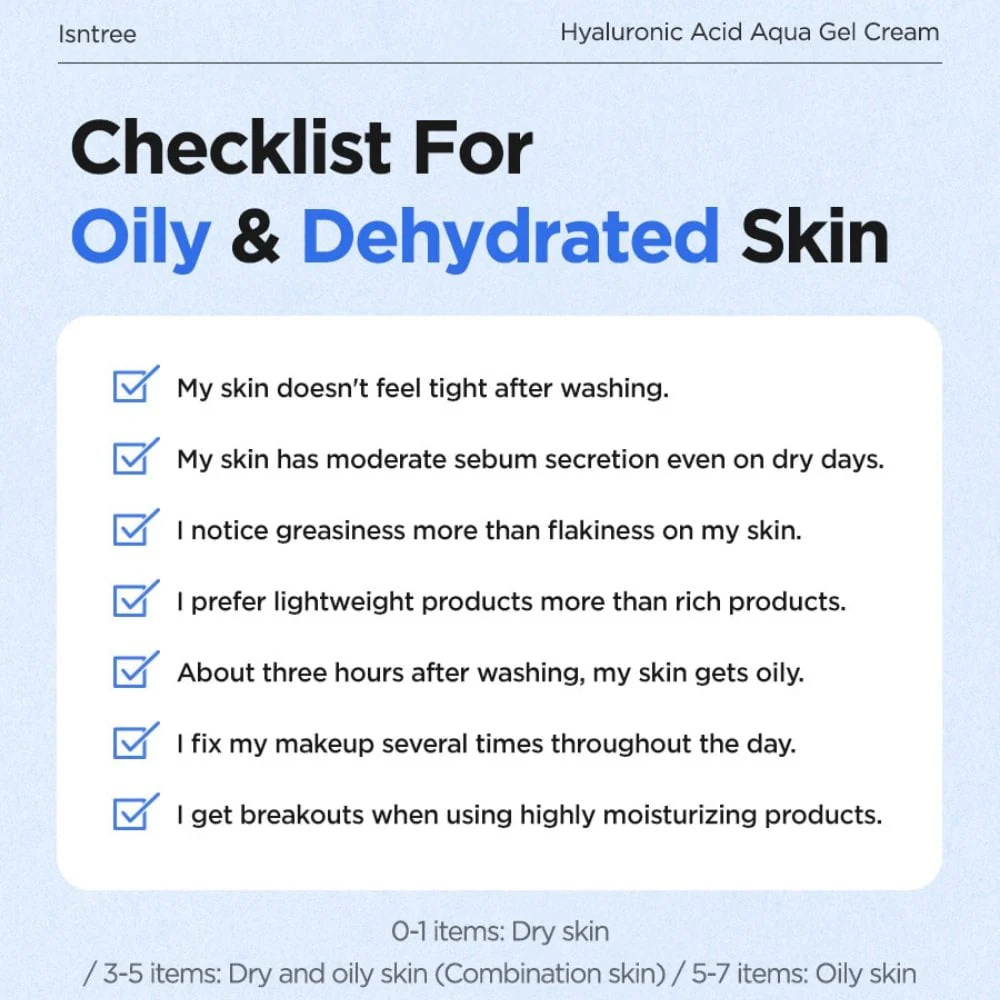 Isntree Hyaluronic Acid Aqua Gel Cream 100ml - Image 4