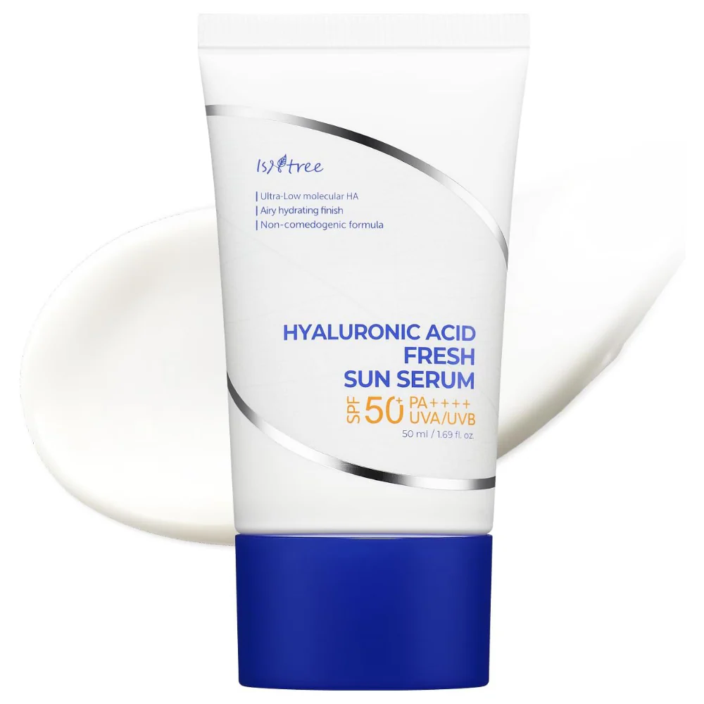 Isntree Hyaluronic Acid Fresh Sun Serum PA++++ SPF50+ 50ml - Image 2