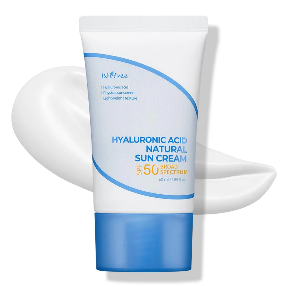Isntree Hyaluronic Acid Natural Sun Cream PA++++ SPF50+ 50ml - Image 2