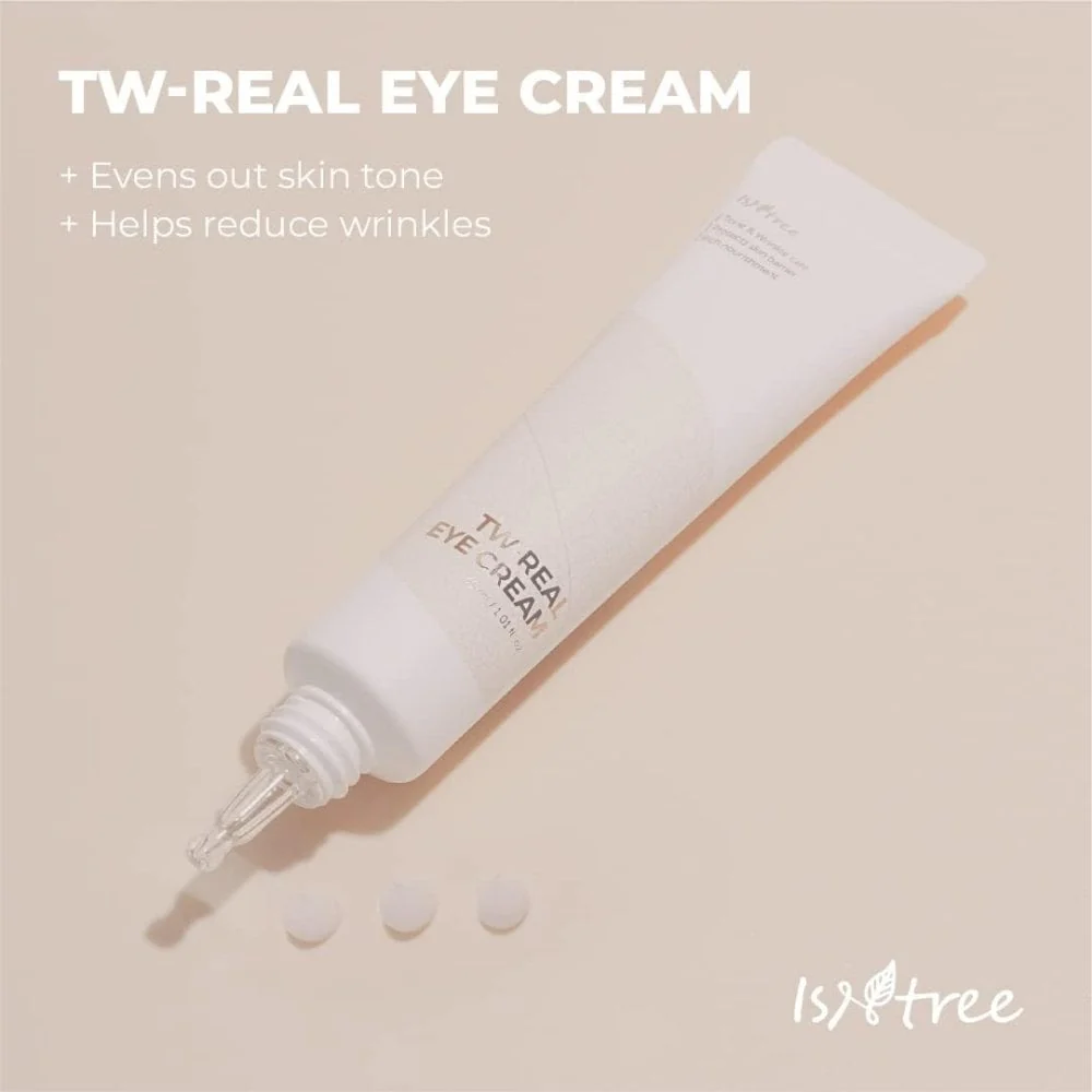 Isntree TW-Real Care Tone & Wrinkle Care Eye Cream 30ml - Image 2