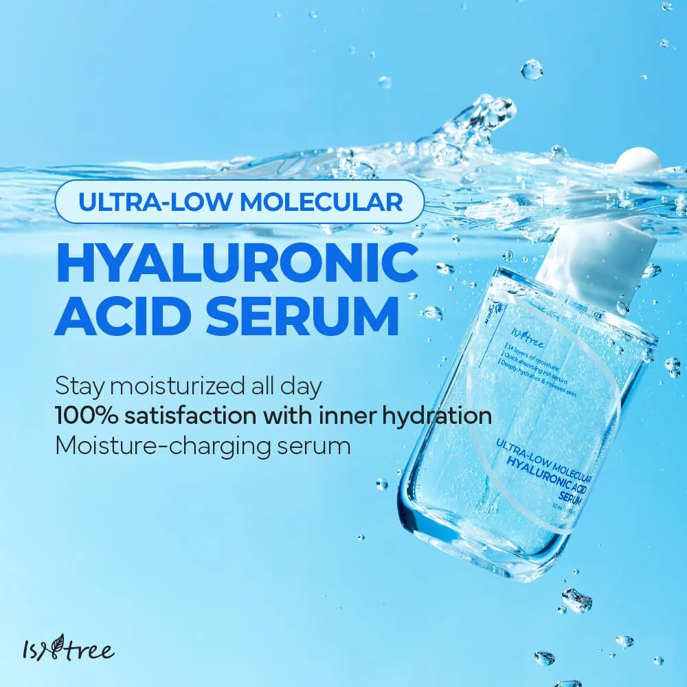 Isntree Ultra Low Molecular Hyaluronic Acid Serum 50ml - Image 2
