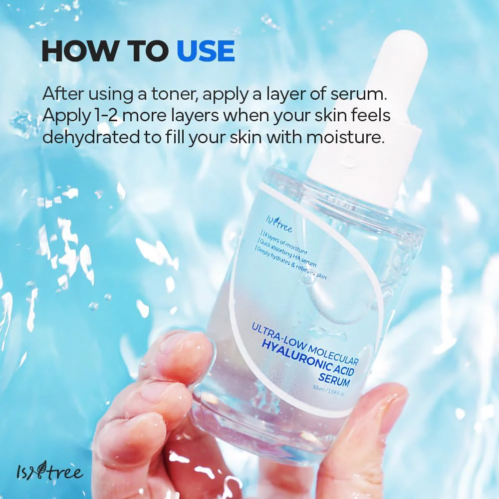 Isntree Ultra Low Molecular Hyaluronic Acid Serum 50ml - Image 8