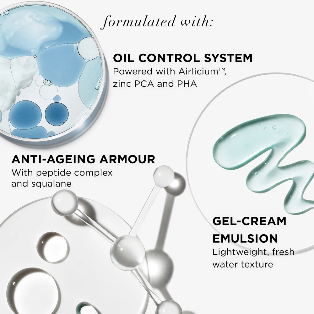 IT Cosmetics Confidence In A Gel Cream Oil Control + Anti-Ageing Ultra Light Skin Balancing Moisturiser 60ml - Image 4