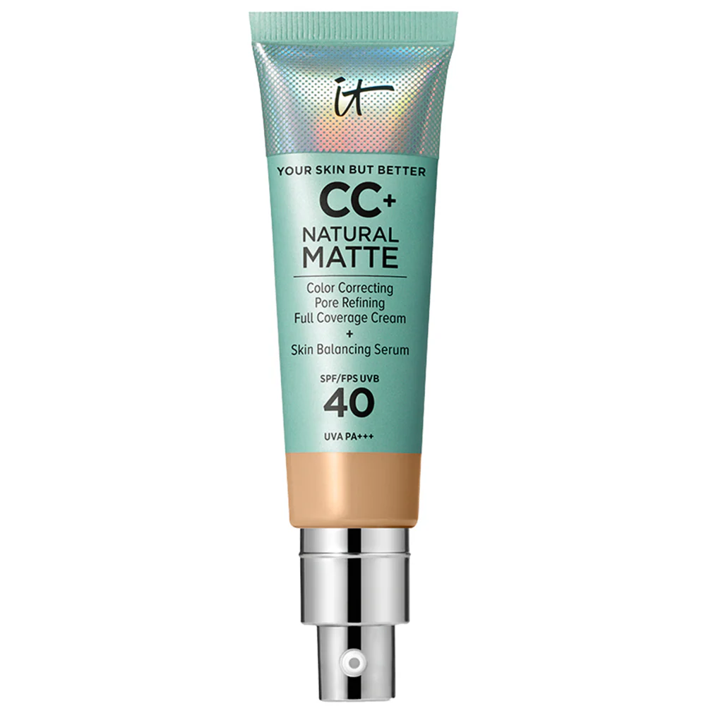 IT Cosmetics Your Skin But Better CC+ Natural Matte Colour Correcting Full Coverage Cream SPF40 32ml - Image 10