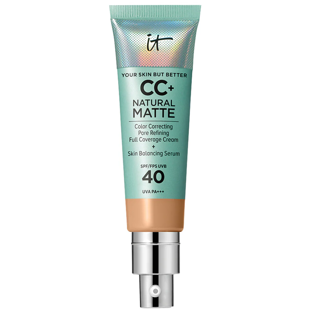 IT Cosmetics Your Skin But Better CC+ Natural Matte Colour Correcting Full Coverage Cream SPF40 32ml - Image 11