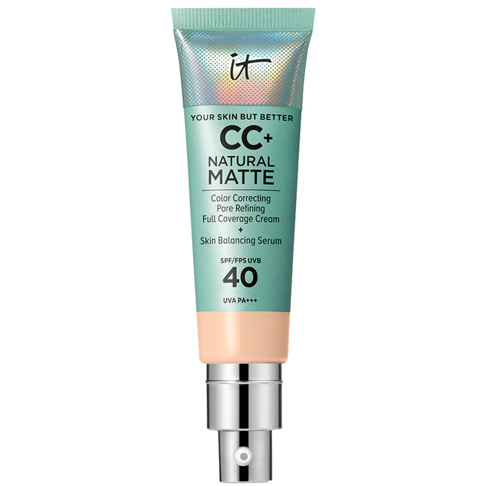 IT Cosmetics Your Skin But Better CC+ Natural Matte Colour Correcting Full Coverage Cream SPF40 32ml - Image 14