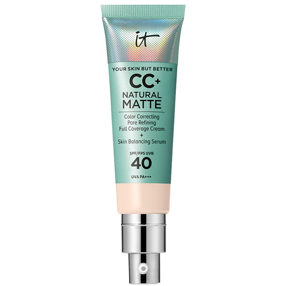 IT Cosmetics Your Skin But Better CC+ Natural Matte Colour Correcting Full Coverage Cream SPF40 32ml - Image 2