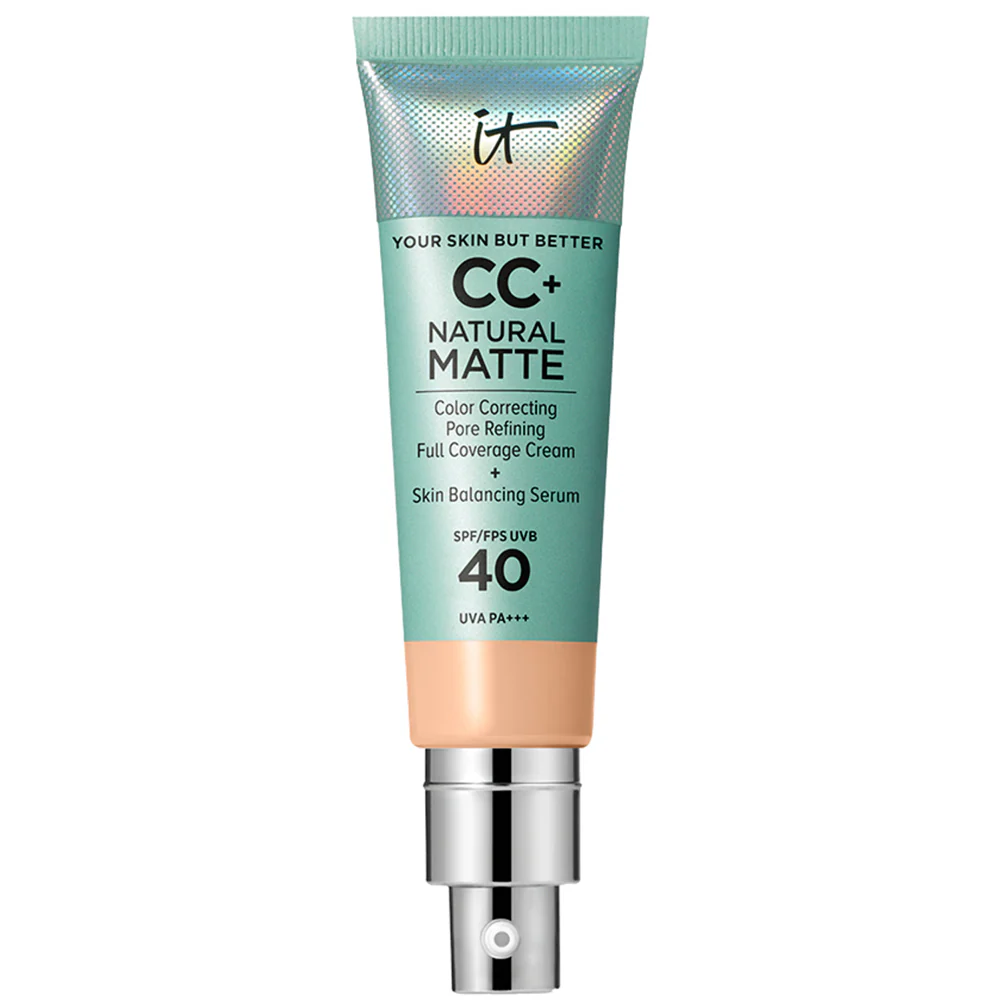 IT Cosmetics Your Skin But Better CC+ Natural Matte Colour Correcting Full Coverage Cream SPF40 32ml - Image 7