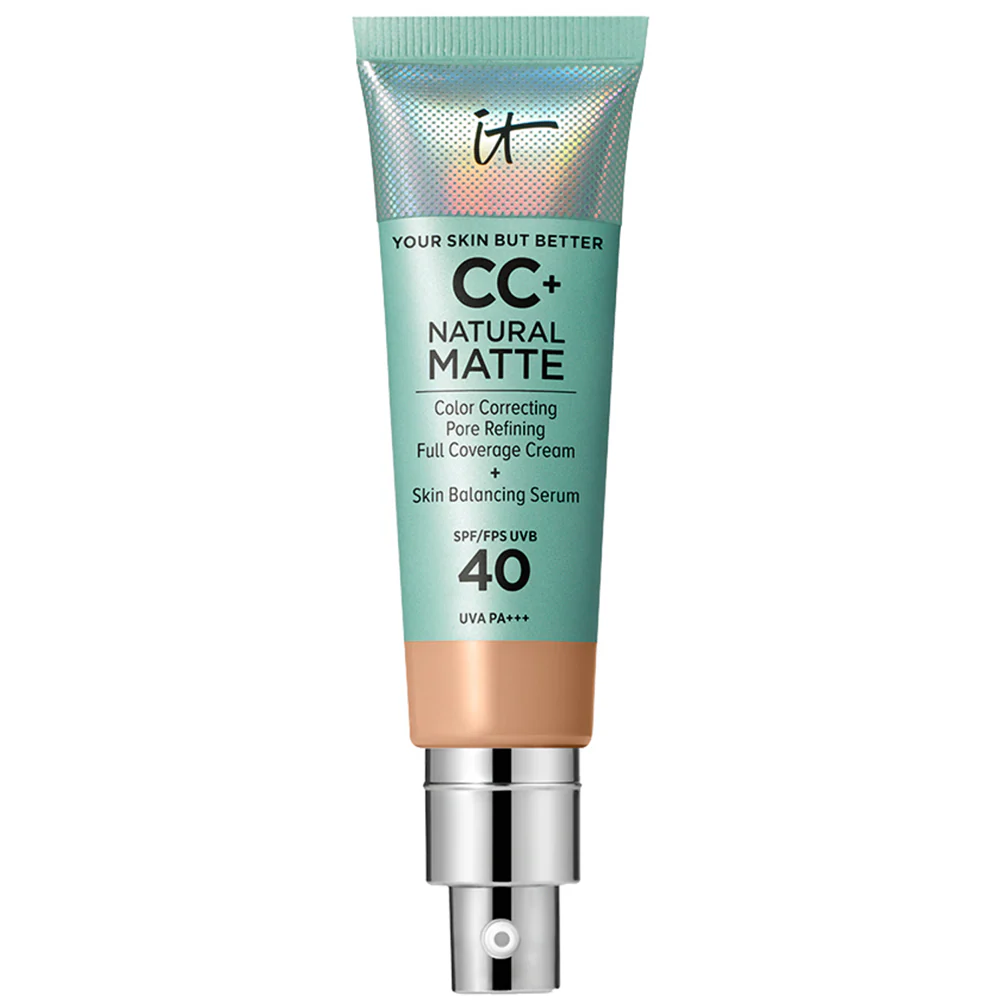 IT Cosmetics Your Skin But Better CC+ Natural Matte Colour Correcting Full Coverage Cream SPF40 32ml - Image 9