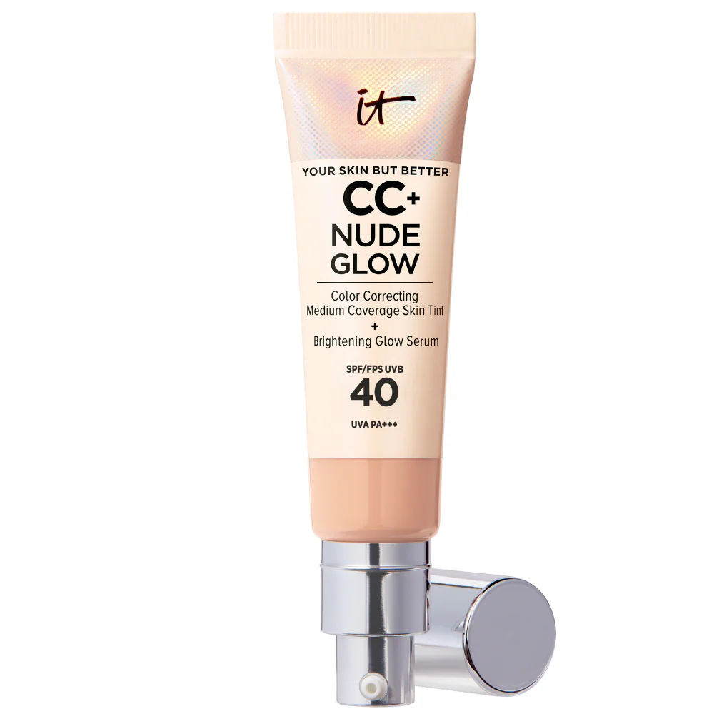 IT Cosmetics Your Skin But Better CC+ Nude Glow Colour Correcting Medium Coverage Glow Serum SPF40 32ml - Image 10