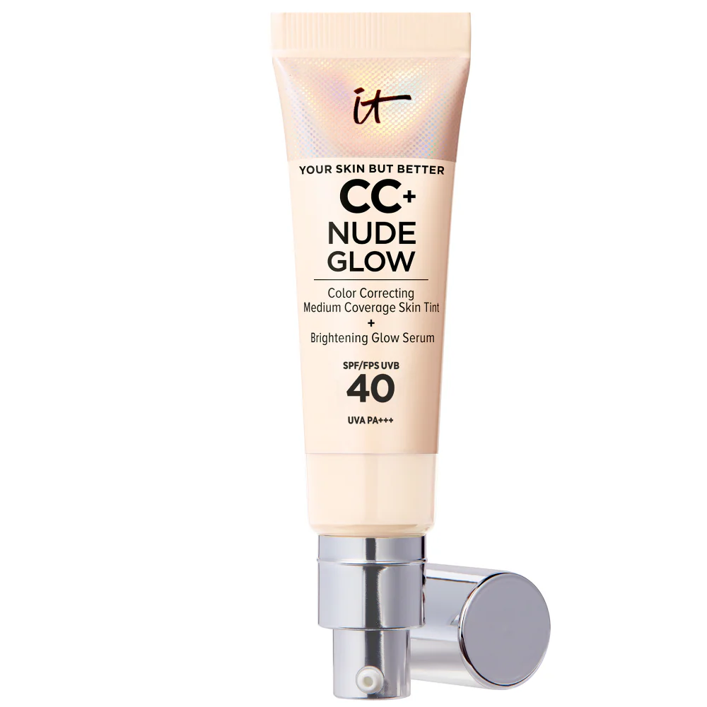 IT Cosmetics Your Skin But Better CC+ Nude Glow Colour Correcting Medium Coverage Glow Serum SPF40 32ml - Image 3
