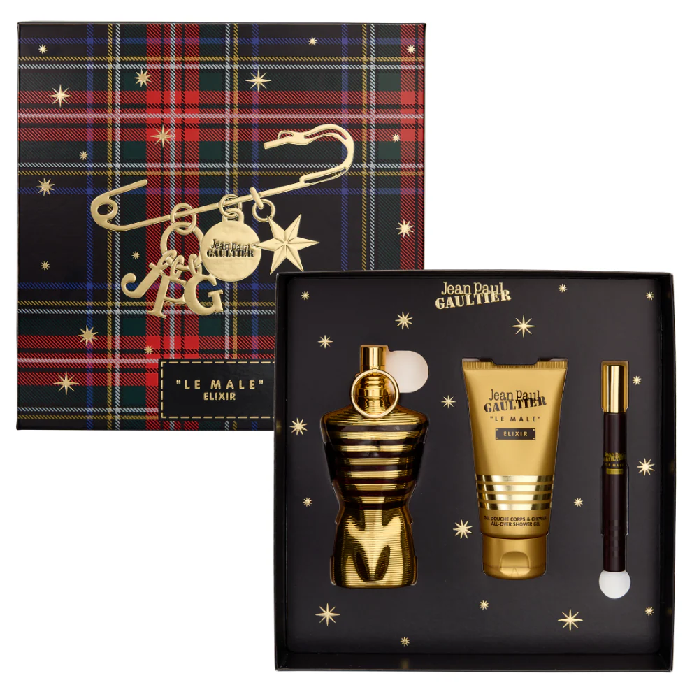 Jean Paul Gaultier Le Male Elixir Parfum Gift Set 75ml - Image 5