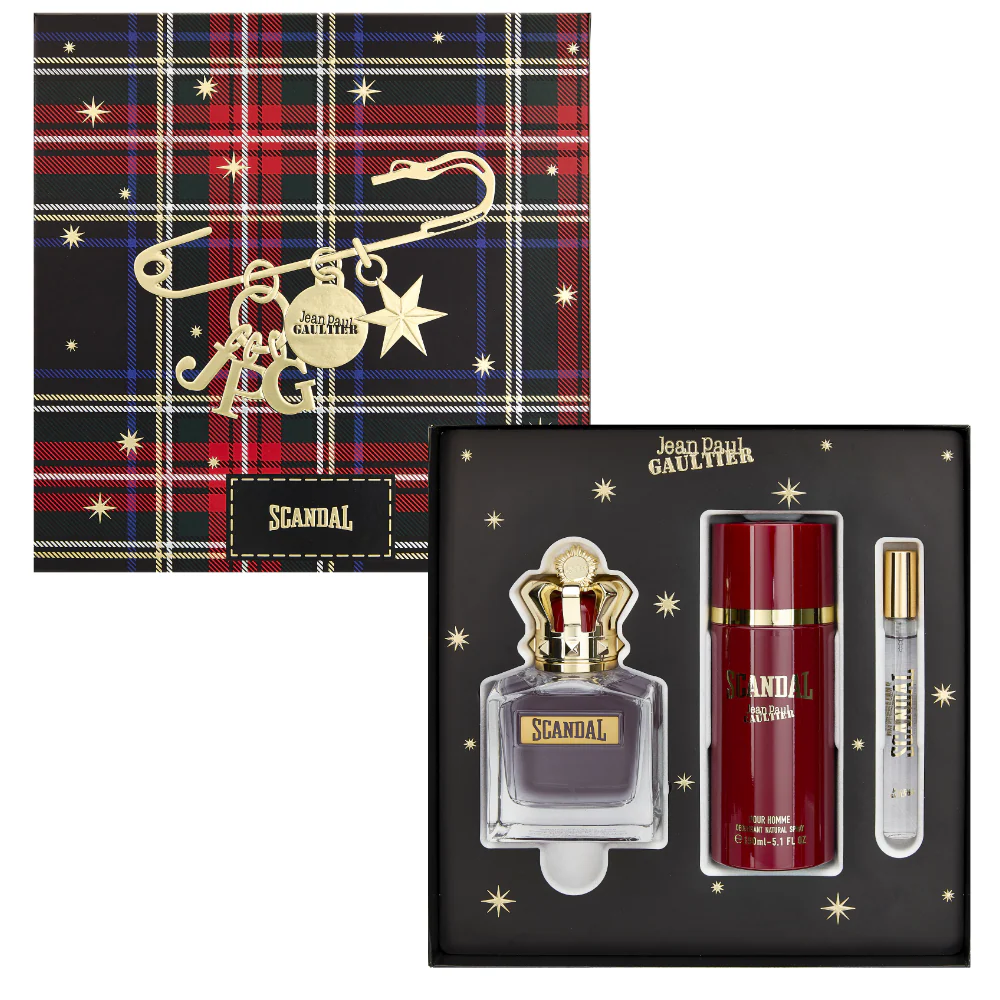 Jean Paul Gaultier Scandal Pour Homme Eau De Toilette Gift Set 100ml - Image 5