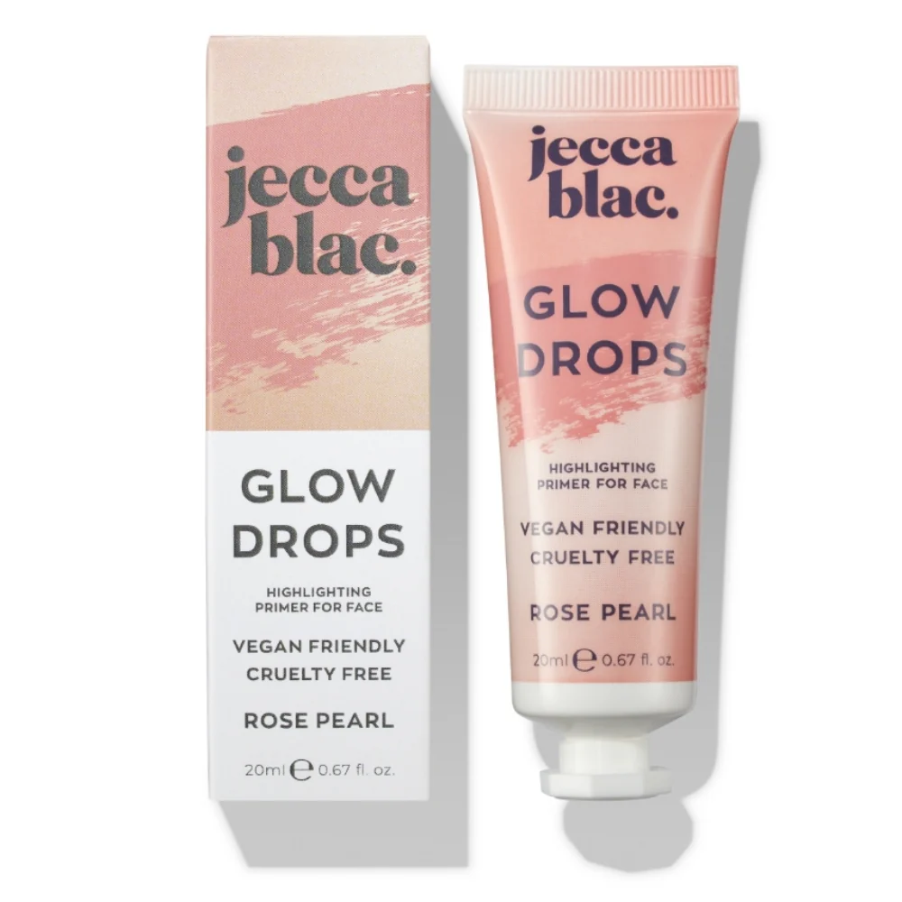 Jecca Blac Glow Drops Highlighting Primer Rose Pearl 20ml - Image 4