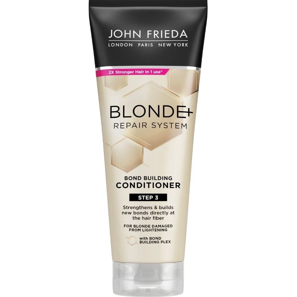 John Frieda Blonde+ Repair System Bond Building Shampoo & Conditioner Twin 2 x 250ml - Image 5