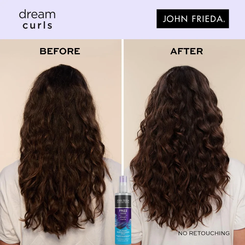 John Frieda Frizz Ease Dream Curls Oil Infused Wave-Revitalising Spray 150ml - Image 4