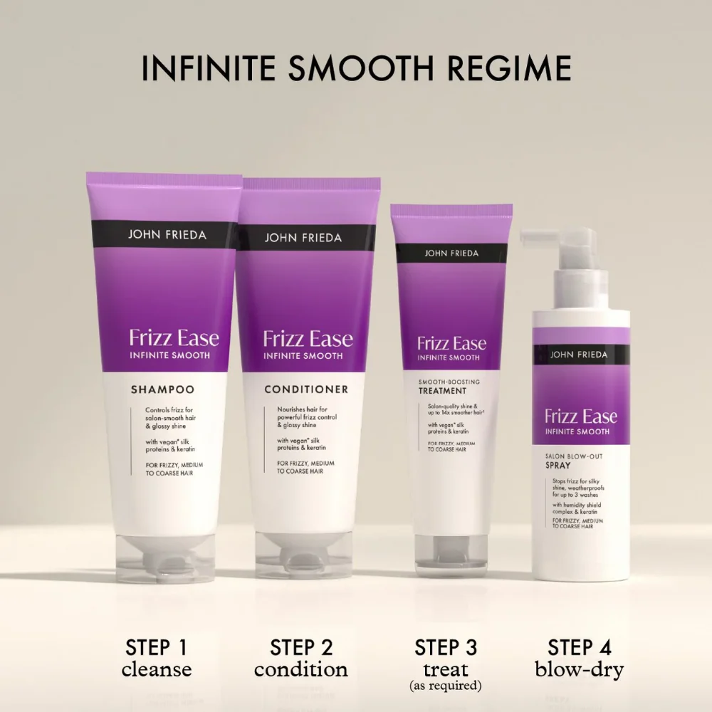 John Frieda Frizz Ease Infinite Smooth Salon Blow-Out Spray 50ml - Image 3