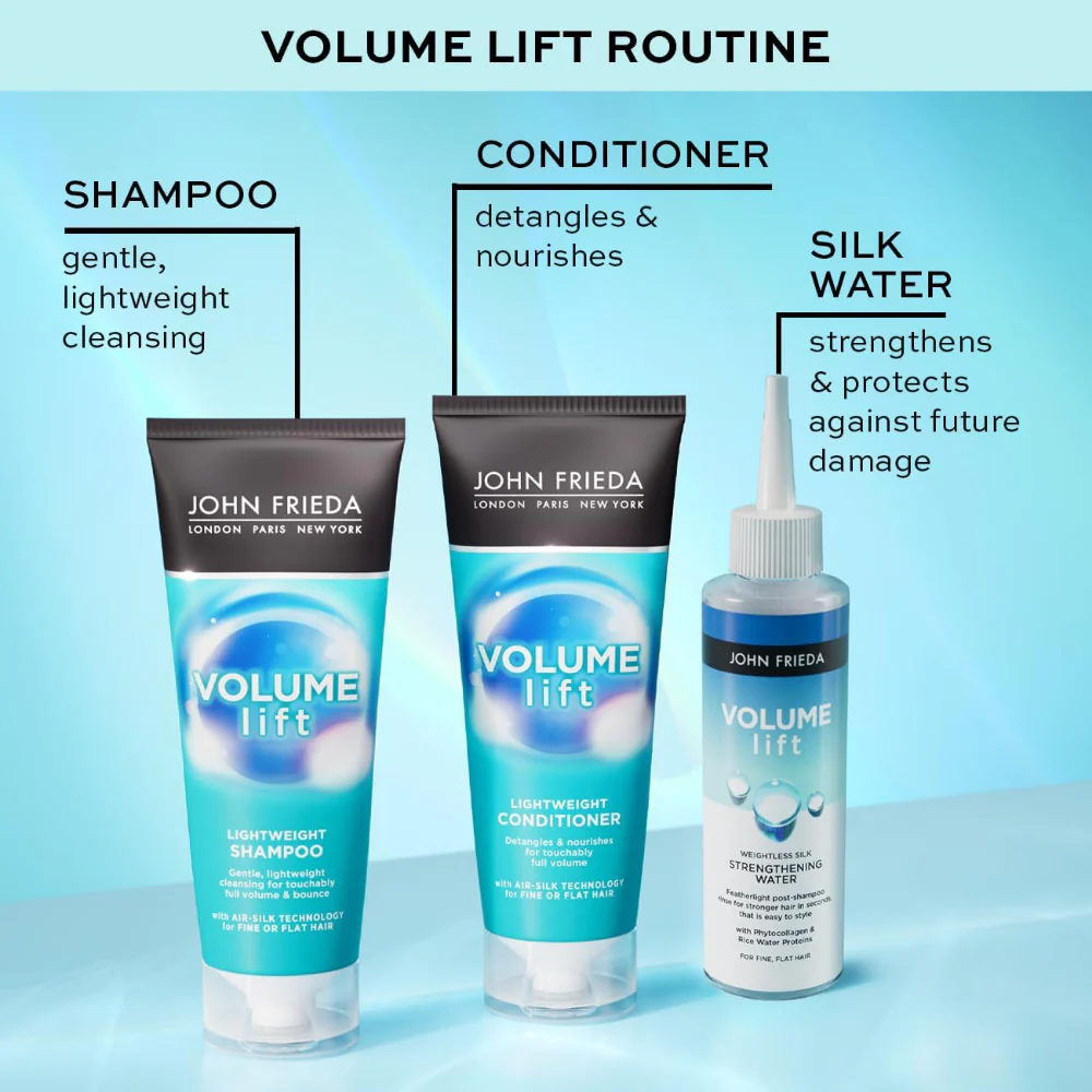 John Frieda Volume Lift Weightless Silk Strengthening Water 200ml - Image 4