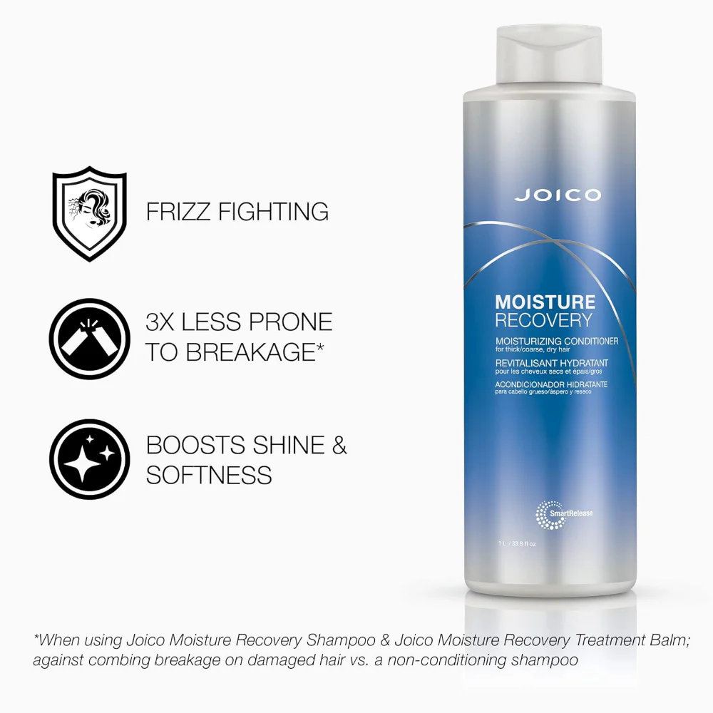 Joico Moisture Recovery Moisturising Conditioner 1000ml - Image 3
