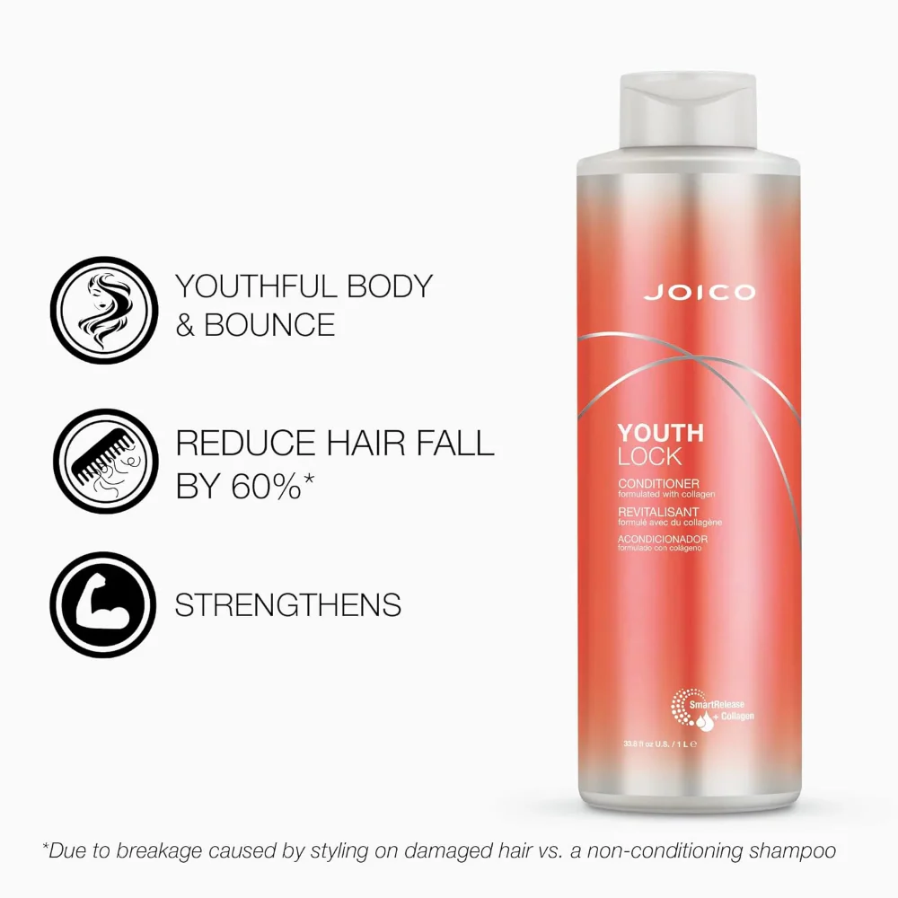 Joico YouthLock Collagen Conditioner 1000ml - Image 2