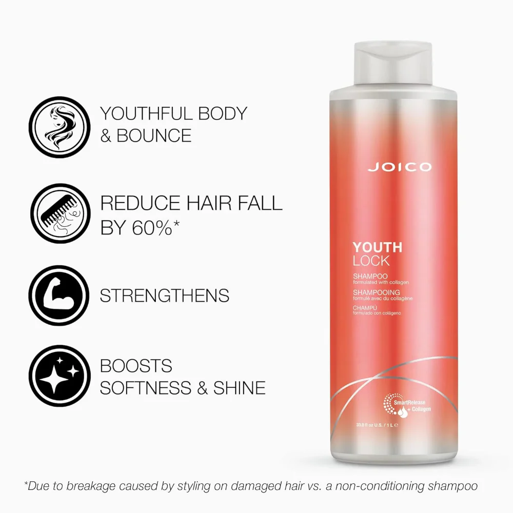 Joico YouthLock Collagen Shampoo 1000ml - Image 2
