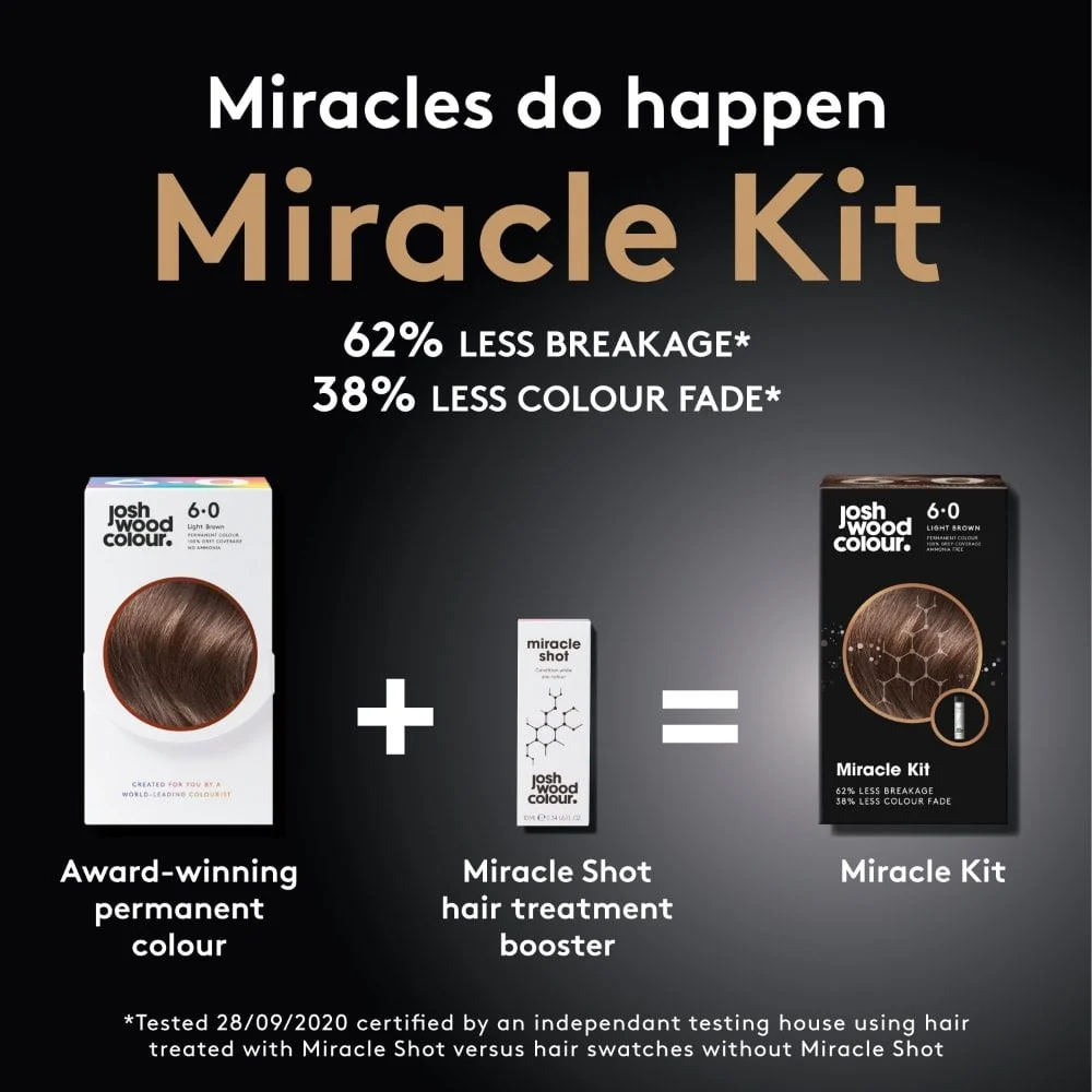 Josh Wood Colour 5.0 Dark Brown Colour Miracle Permanent Colour Kit - Image 5