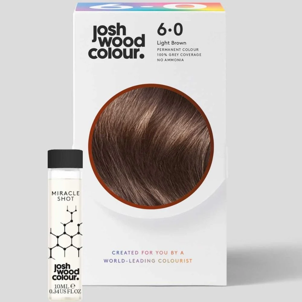Josh Wood Colour 6.0 Light Brown Colour Miracle Permanent Colour Kit - Image 6