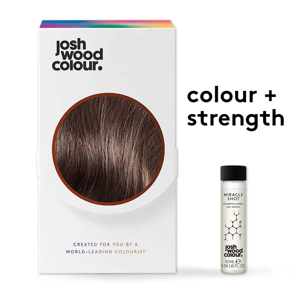 Josh Wood Colour 7.0 Lightest Brown Colour Miracle Permanent Colour Kit - Image 3