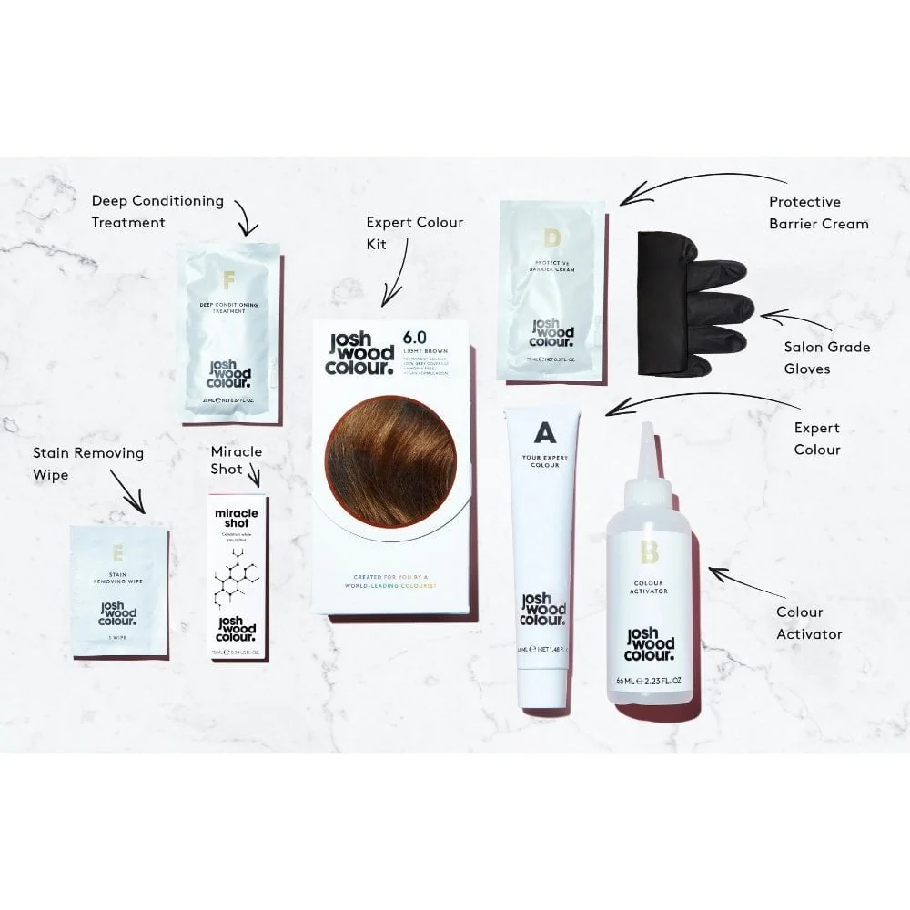 Josh Wood Colour 7.5 Darkest Blonde Colour Miracle Permanent Colour Kit - Image 4