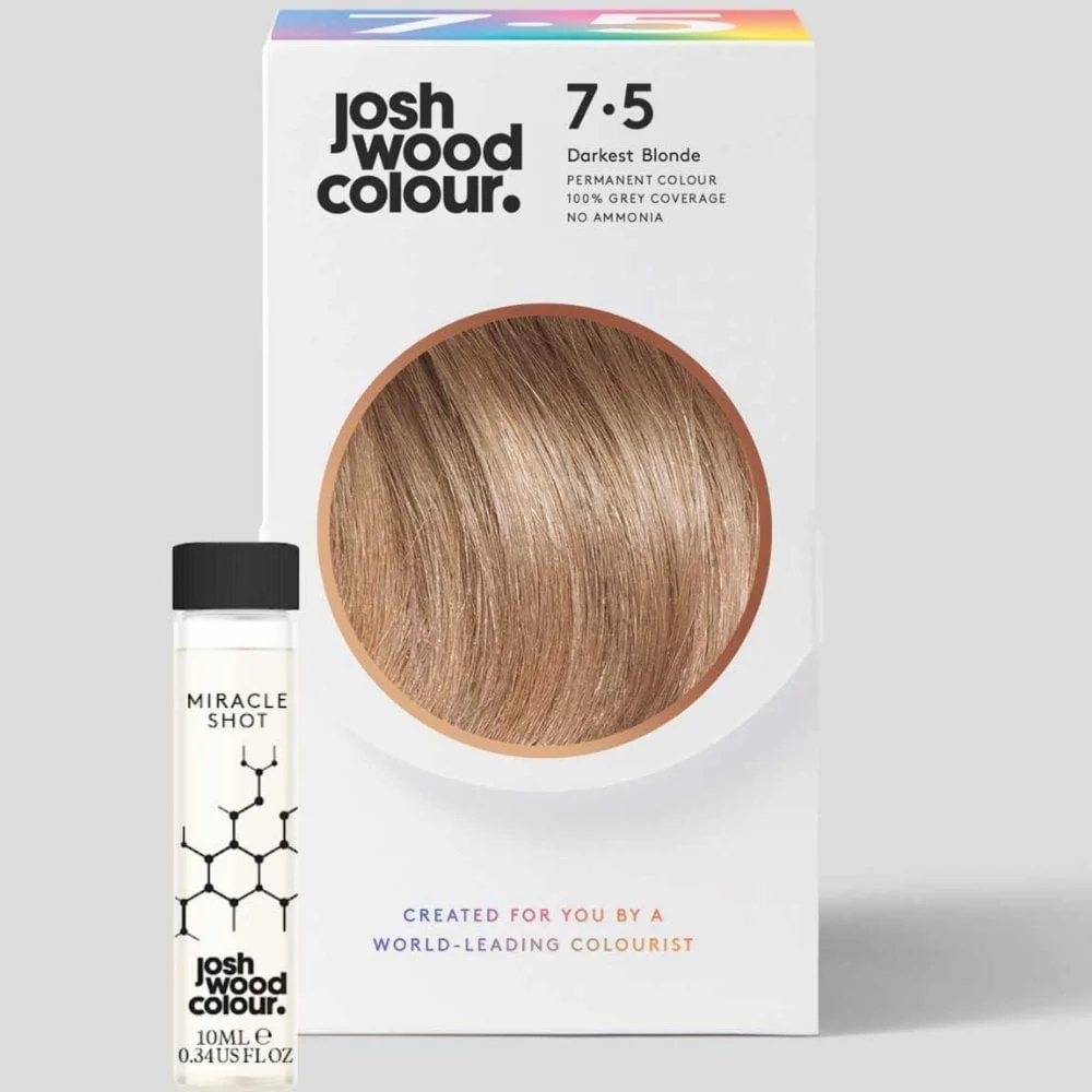 Josh Wood Colour 7.5 Darkest Blonde Colour Miracle Permanent Colour Kit - Image 6