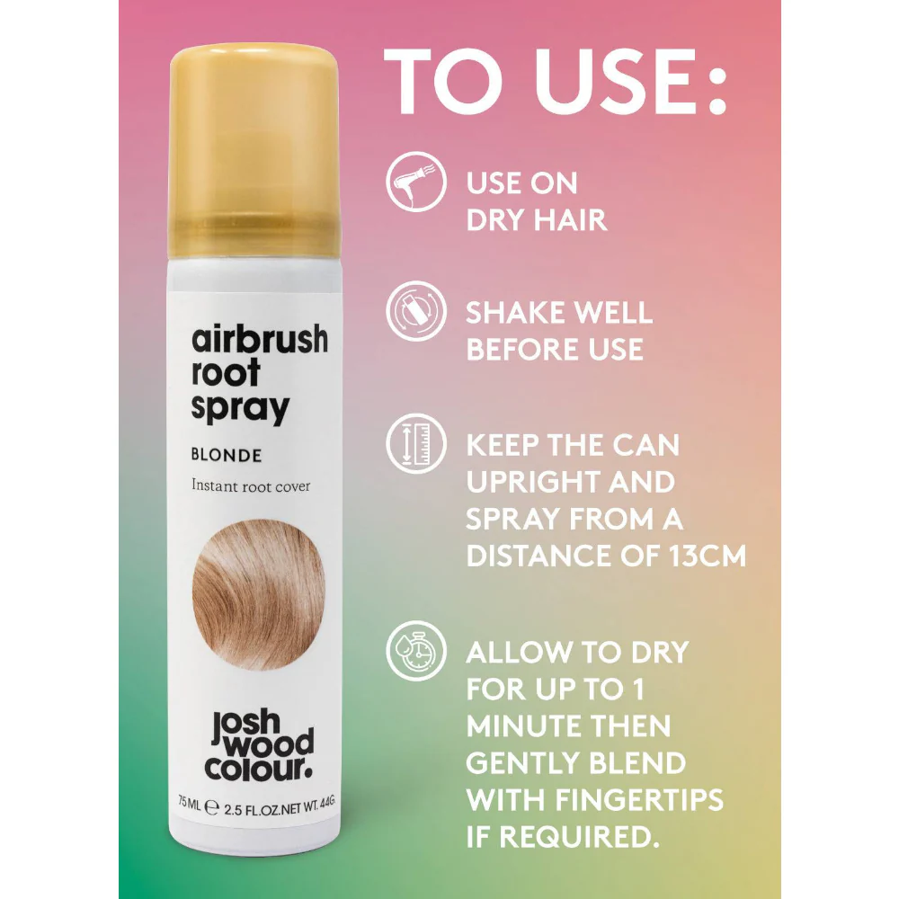 Josh Wood Colour Blonde Airbrush Root Spray 75ml - Image 3