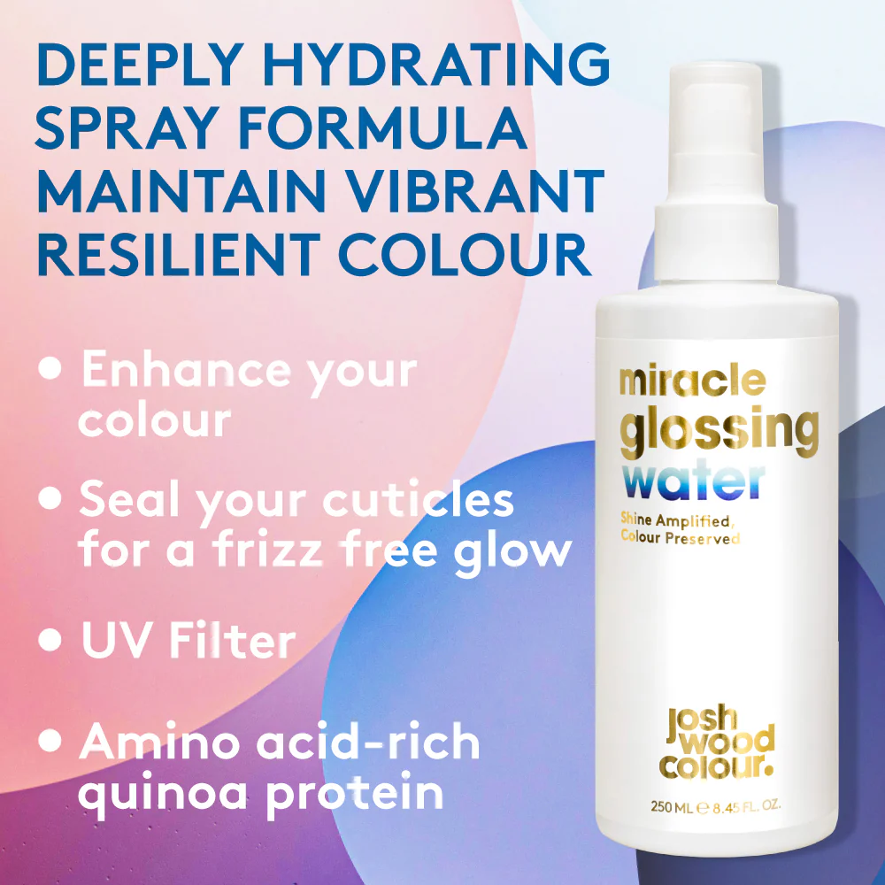 Josh Wood Colour Miracle Glossing Water 250ml - Image 2
