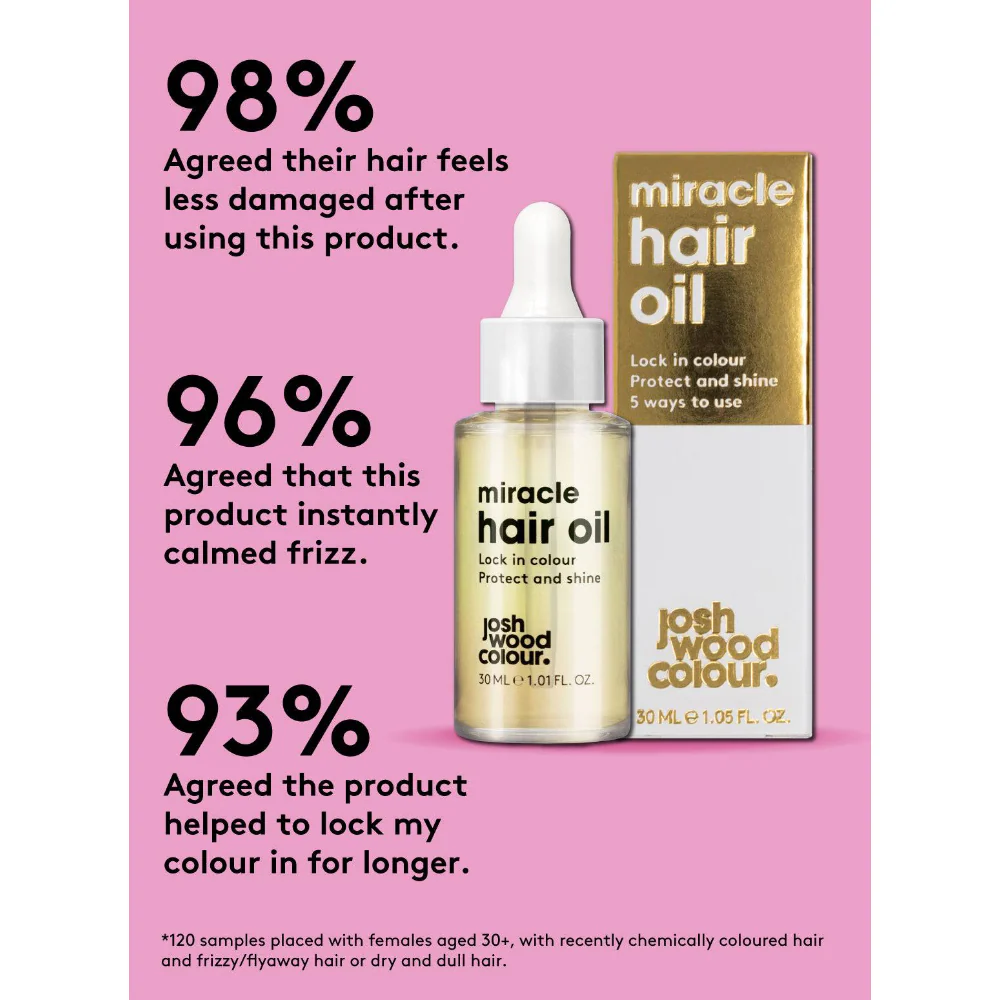 Josh Wood Colour Miracle Hair Oil 30ml - Image 2