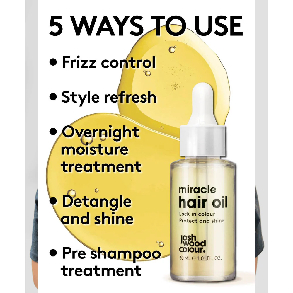 Josh Wood Colour Miracle Hair Oil 30ml - Image 5