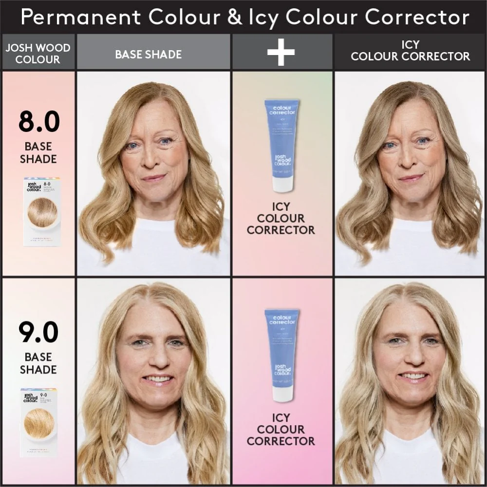 Josh Wood Colour Permanent Hair Colour Icy Colour Corrector 25ml - Image 4