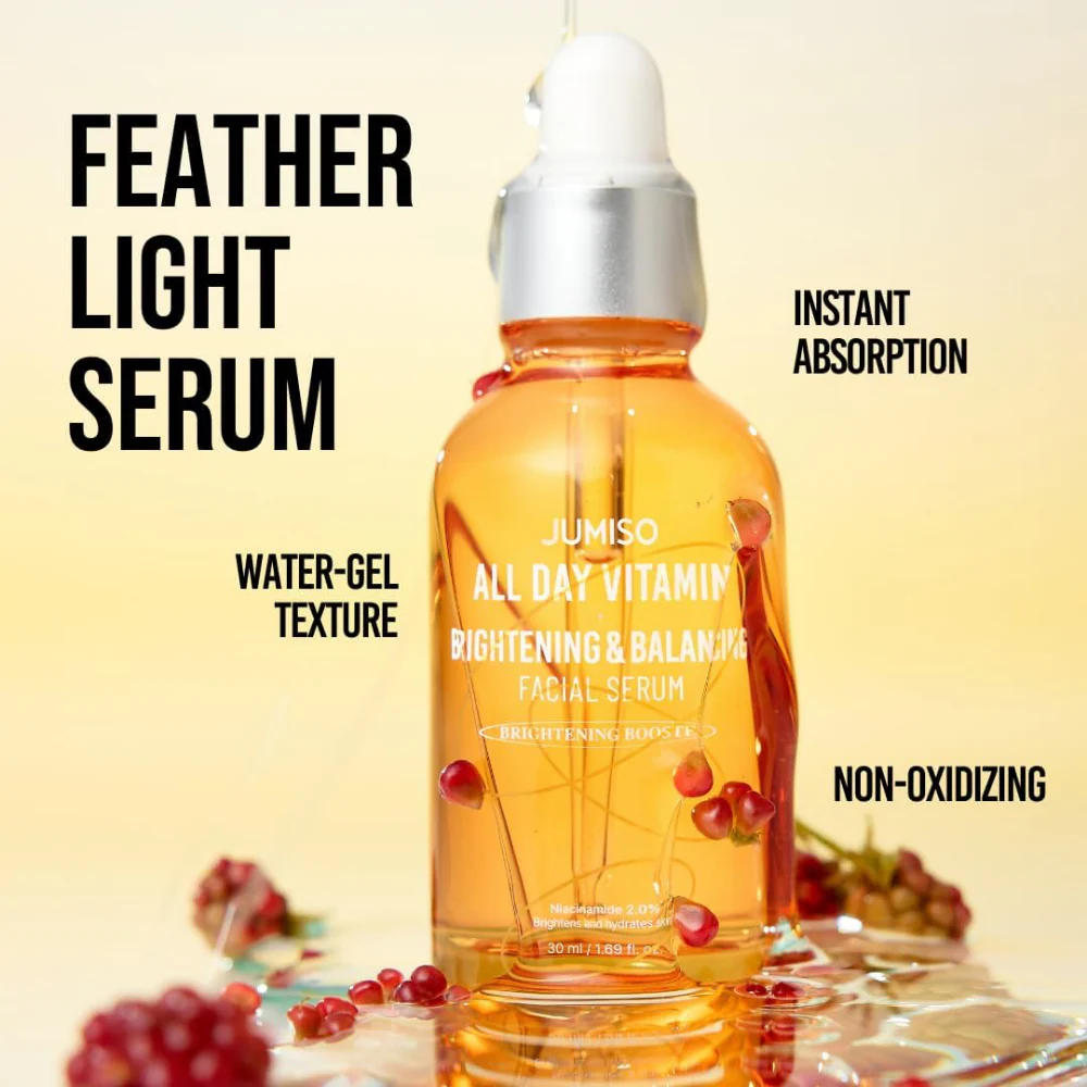 Jumiso All Day Vitamin Brightening & Balancing Facial Serum 50ml - Image 6
