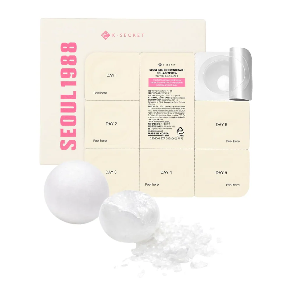 K-Secret Seoul 1988 Boosting Ball: Collagen 100% 35g - Image 2